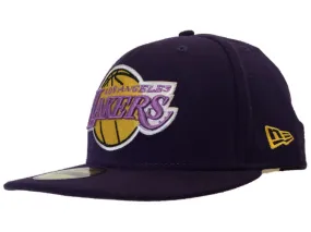 Los Angeles Lakers New Era 59Fifty Purple NBA Hardwood Classic Fitted Hat Cap