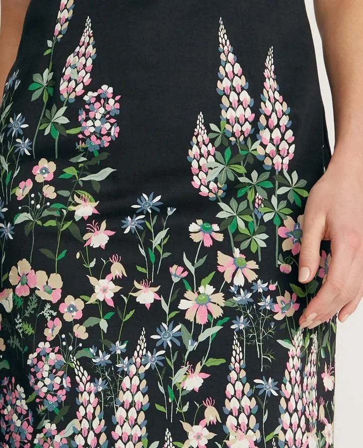 Lupin Placement Print Shift Dress