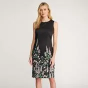 Lupin Placement Print Shift Dress