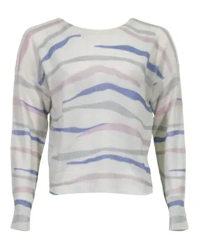 Mara Cashmere Print Pullover