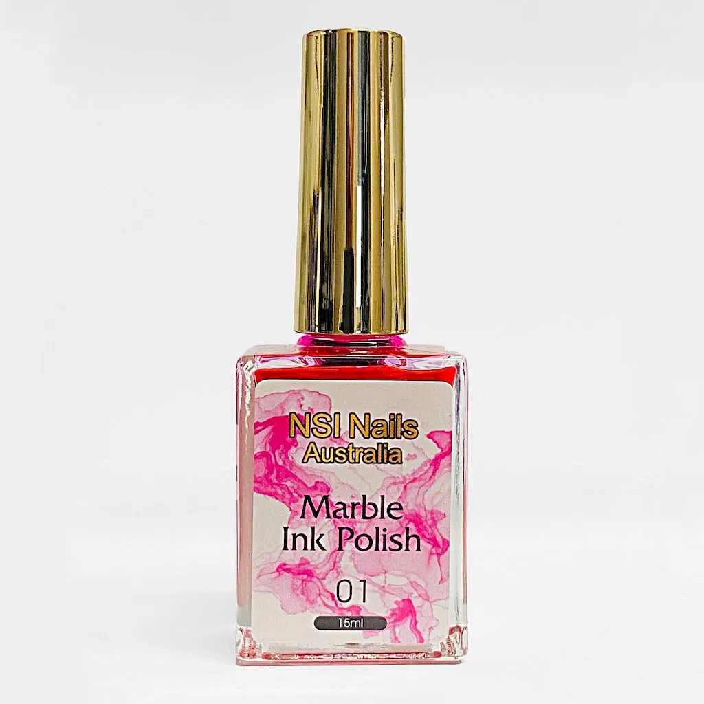 Marble Ink Polish - Nail Art Watercolour