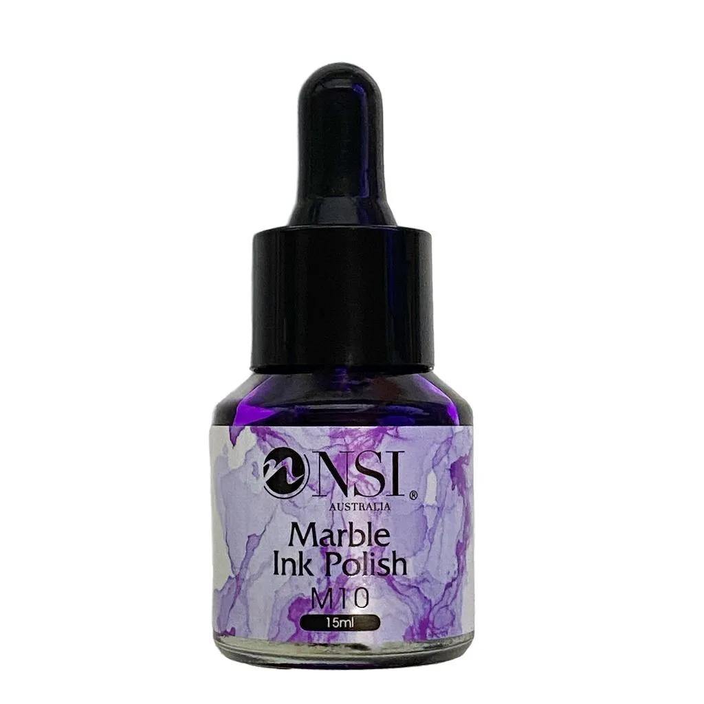 Marble Ink Polish - Nail Art Watercolour