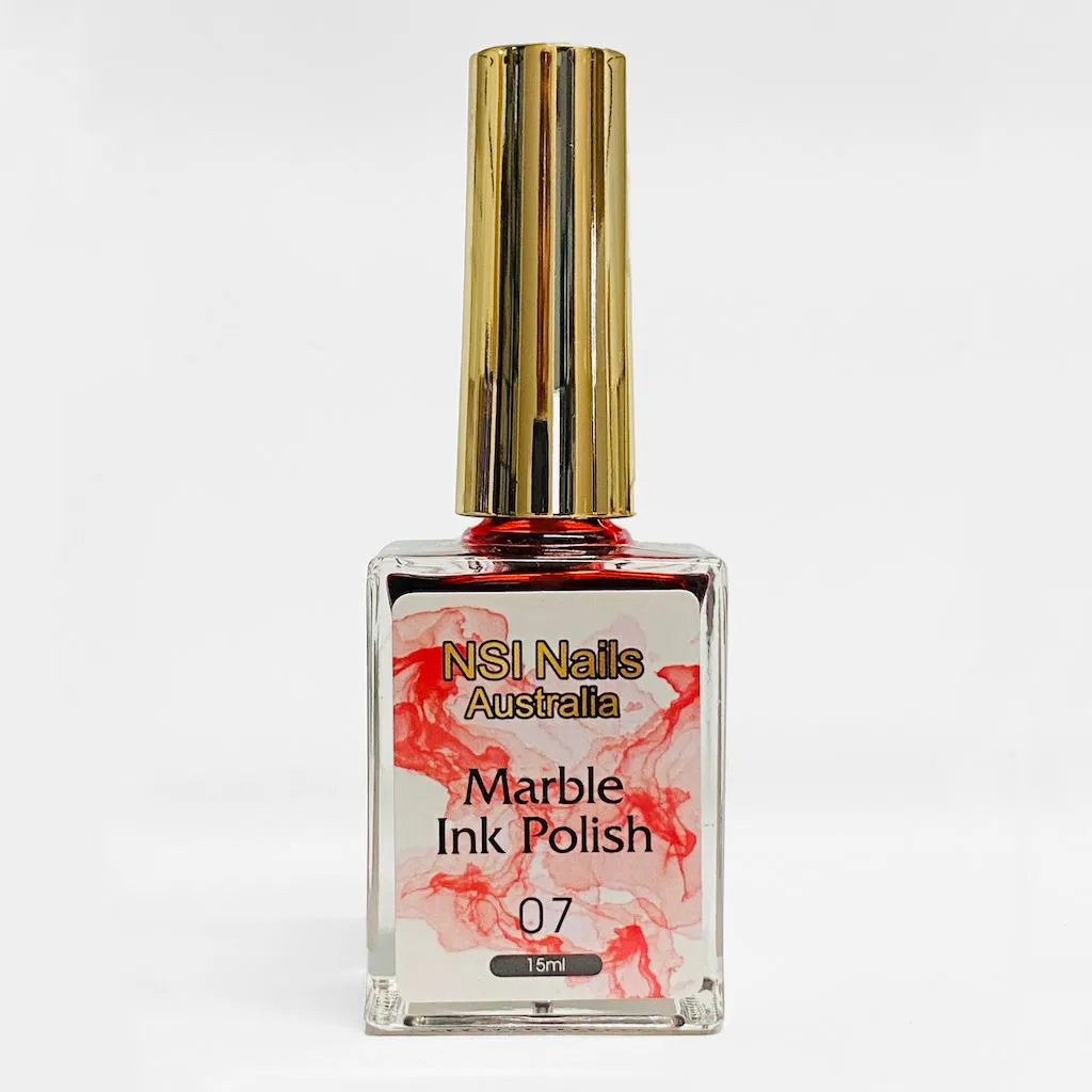 Marble Ink Polish - Nail Art Watercolour