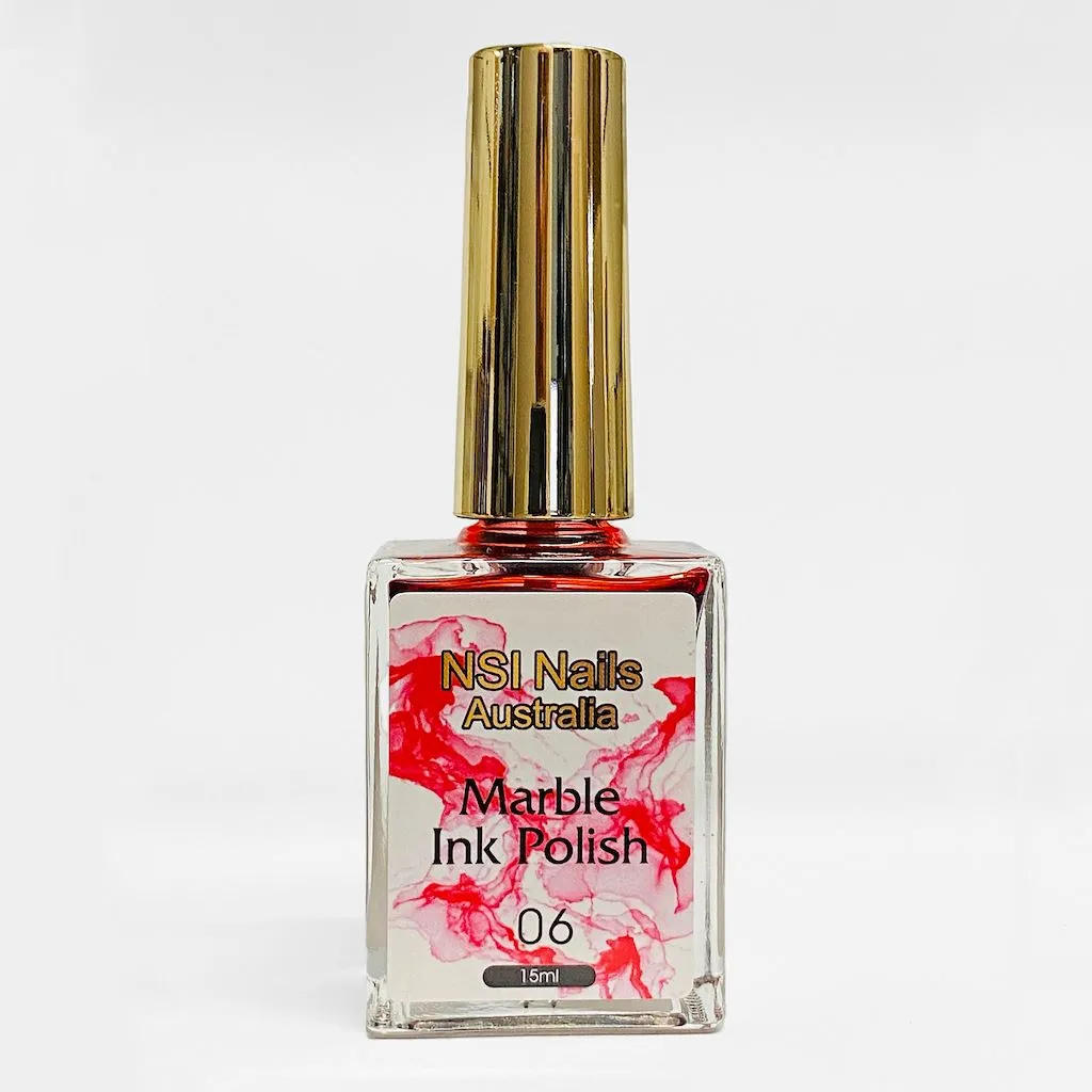 Marble Ink Polish - Nail Art Watercolour