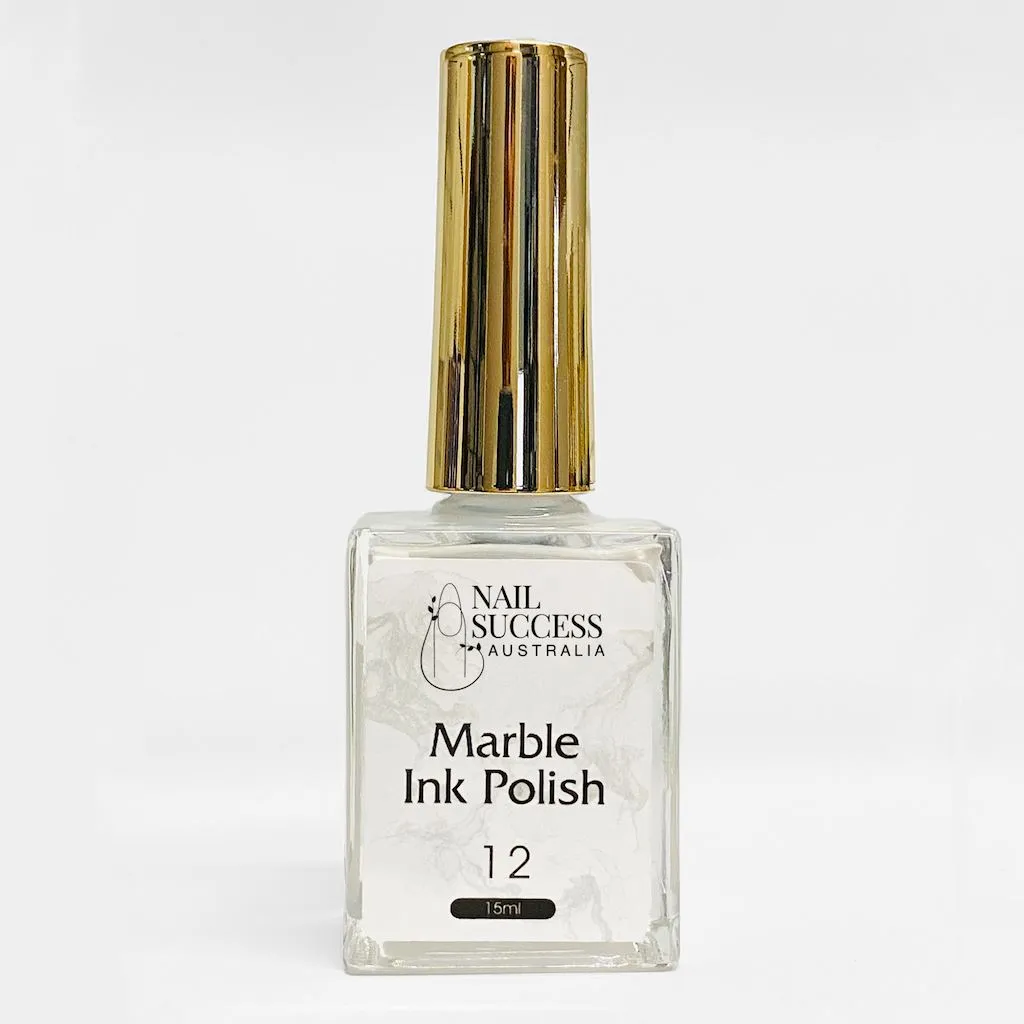 Marble Ink Polish - Nail Art Watercolour