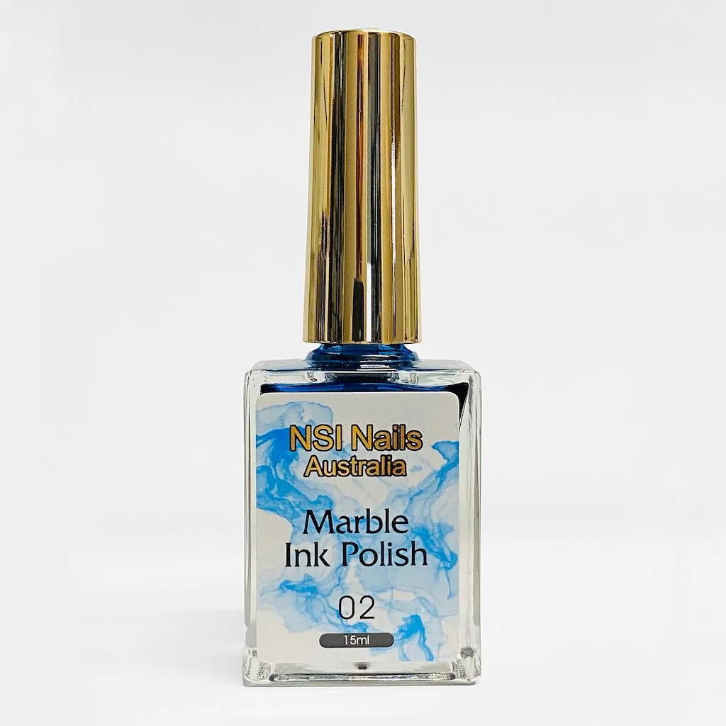 Marble Ink Polish - Nail Art Watercolour