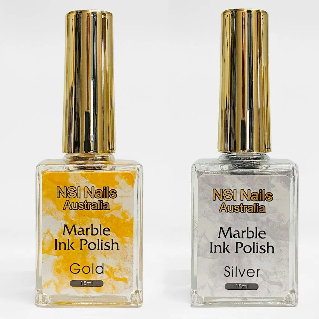 Marble Ink Polish - Nail Art Watercolour