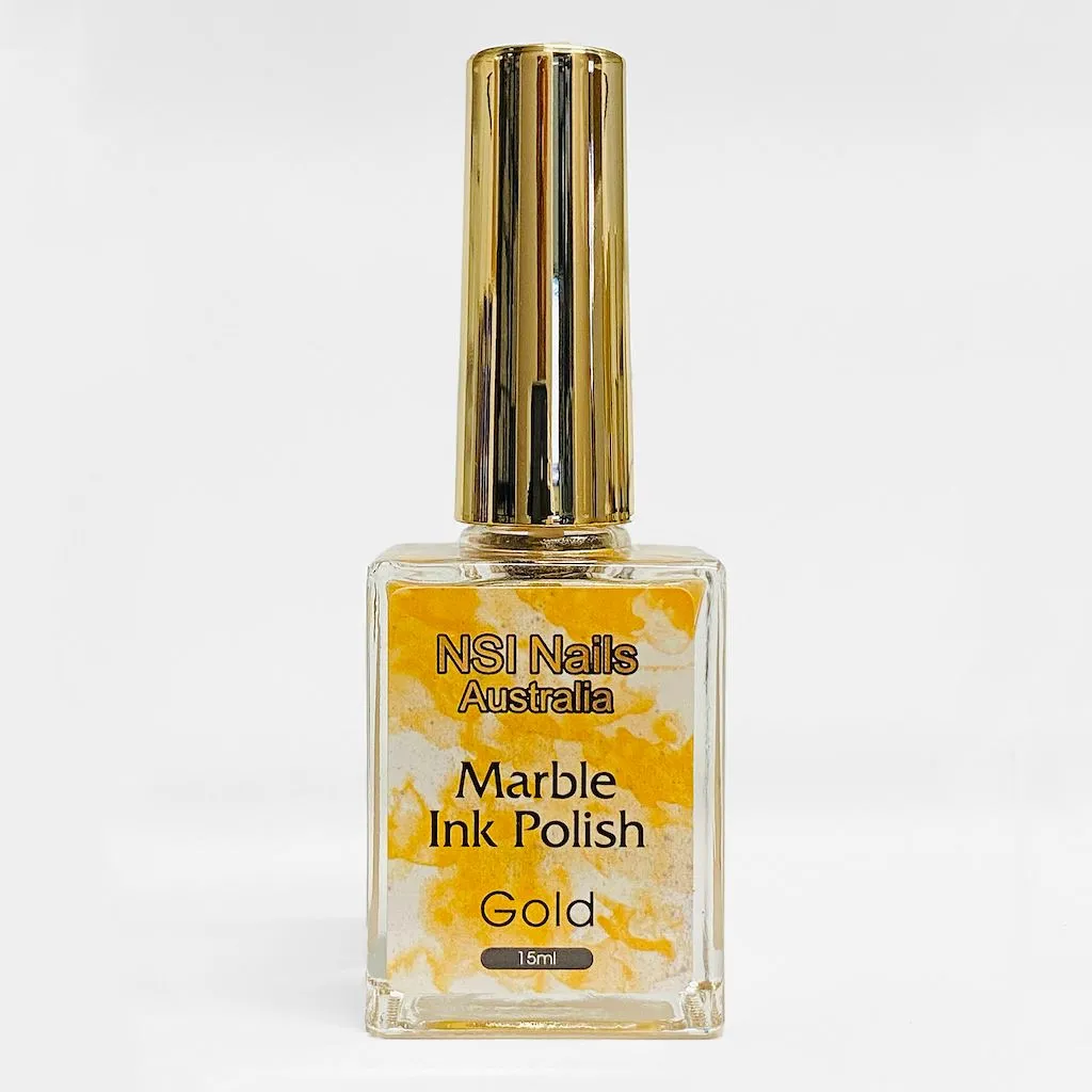 Marble Ink Polish - Nail Art Watercolour