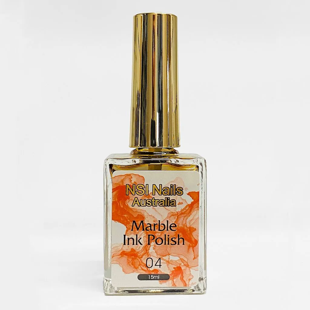 Marble Ink Polish - Nail Art Watercolour