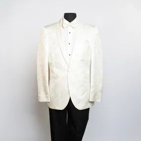 Match Crazy Coat - Ivory Paisley