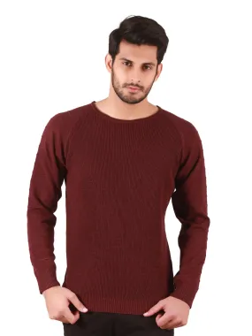 Men's Burgundy Sweater - EMTSWT19-005