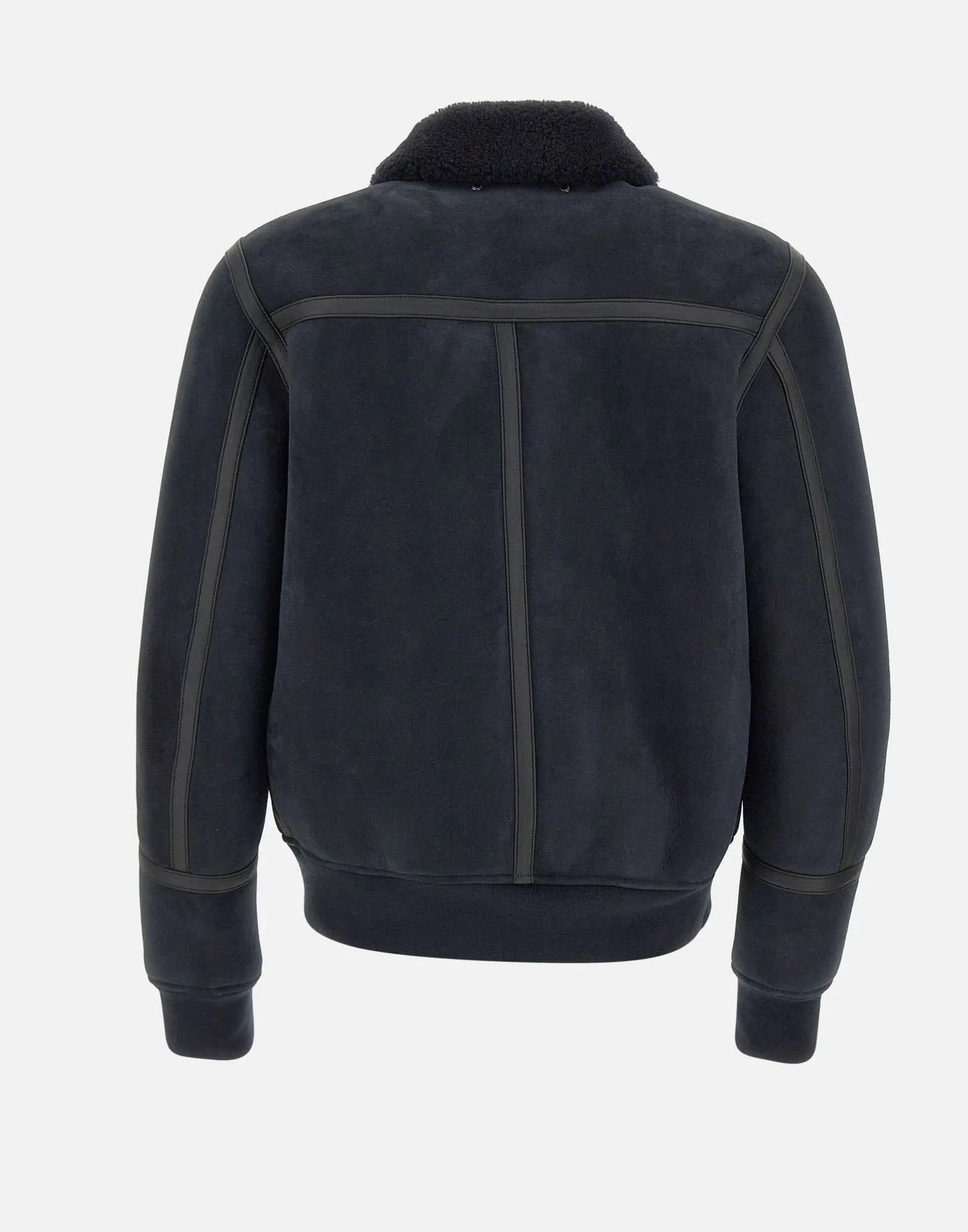 Men's Sheepskin Jacket with Shearling Collar
