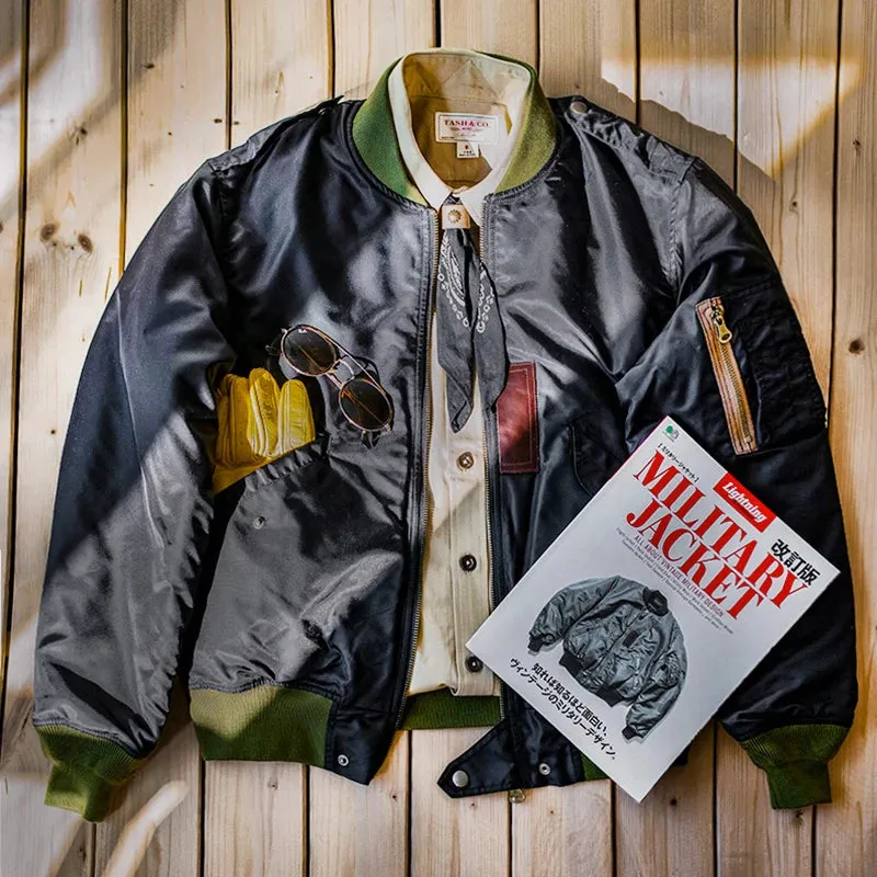 Men's USAF L-2 Flying Jacket Military Style Outwear