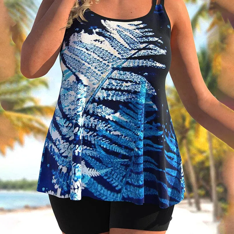 Multicolor Camisole Swimsuit