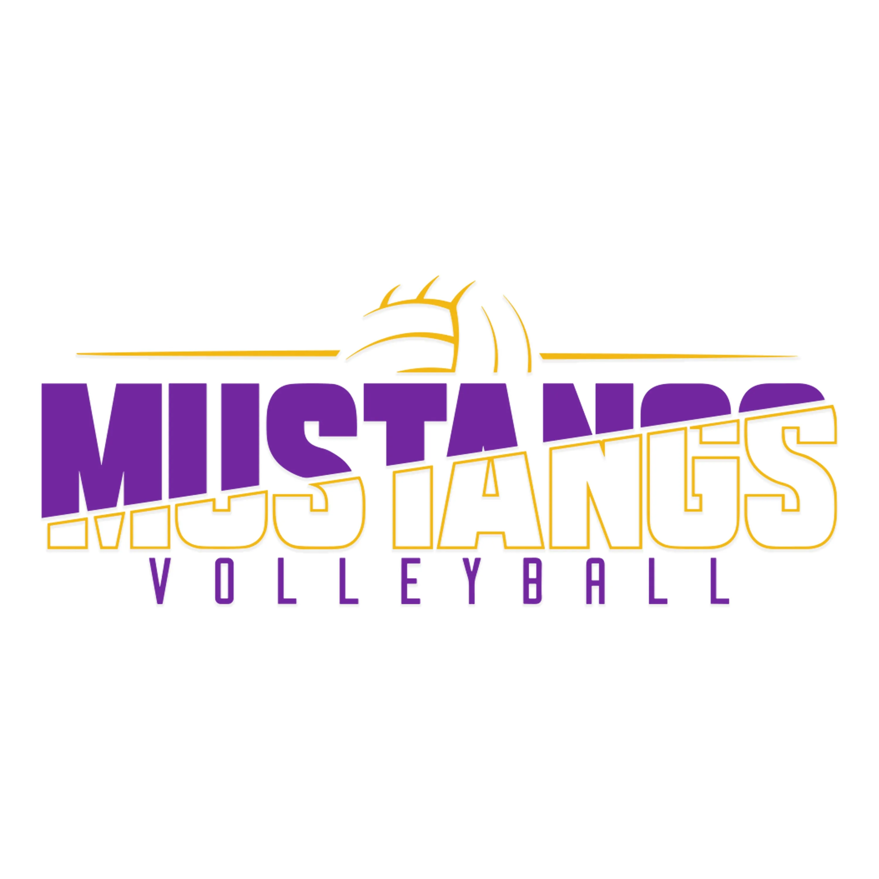 Mustangs Volleyball Hooded Pullover