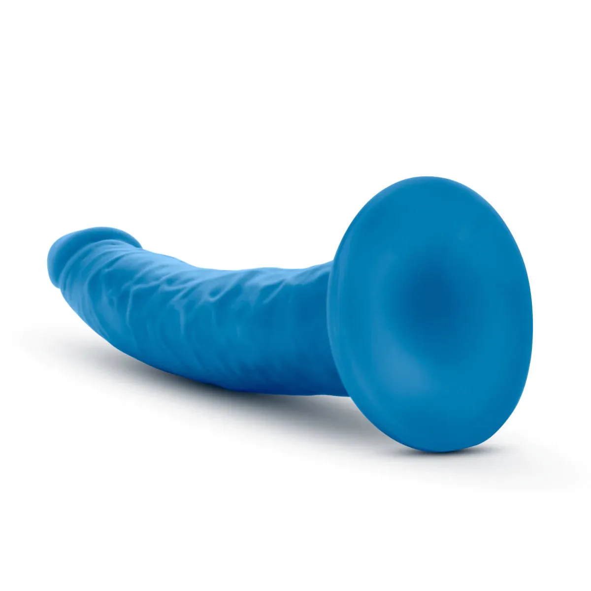 Neon Blue 7.5-Inch Long Dildo