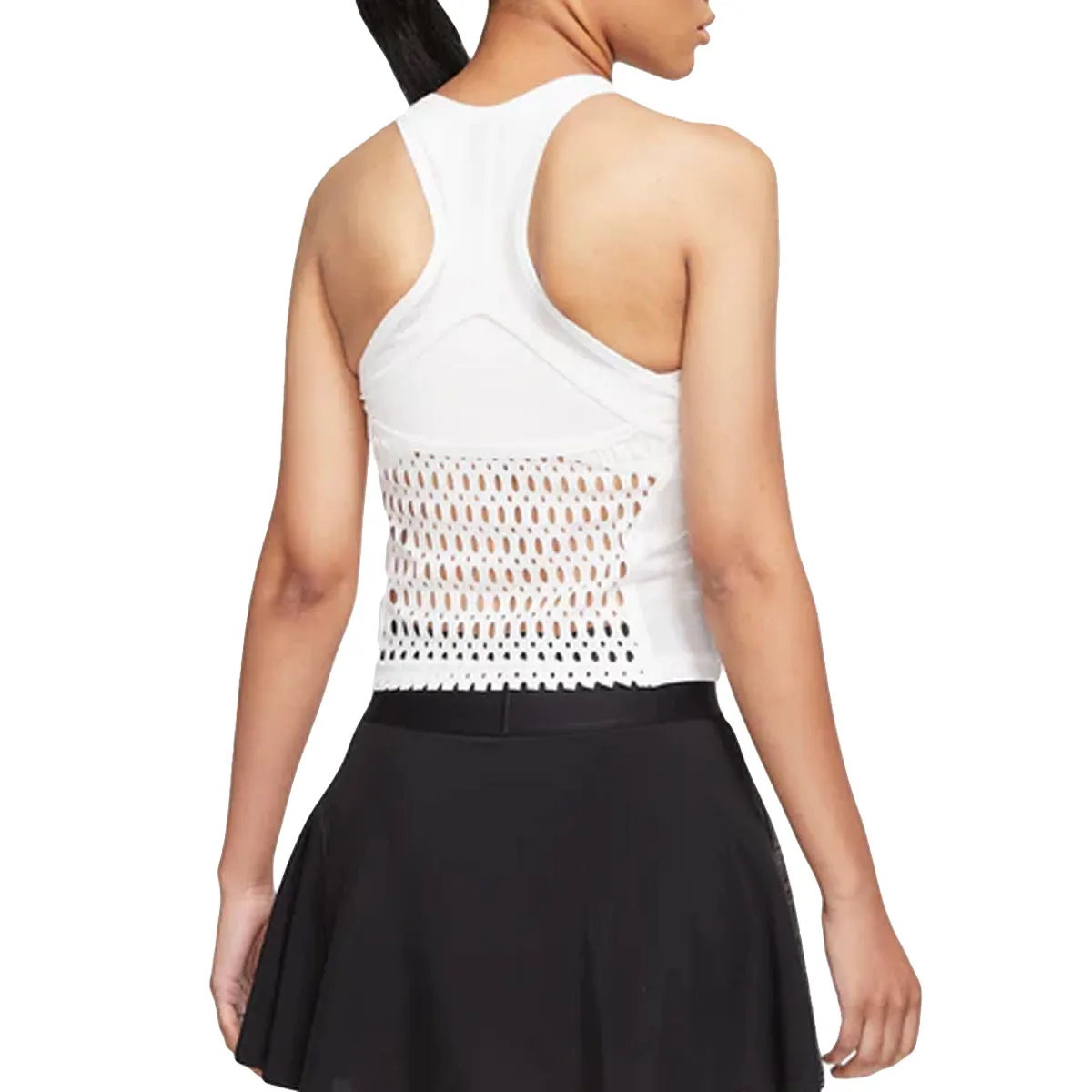 Nike Court Dri-Fit Slam Tank (Women's) - White/Black
