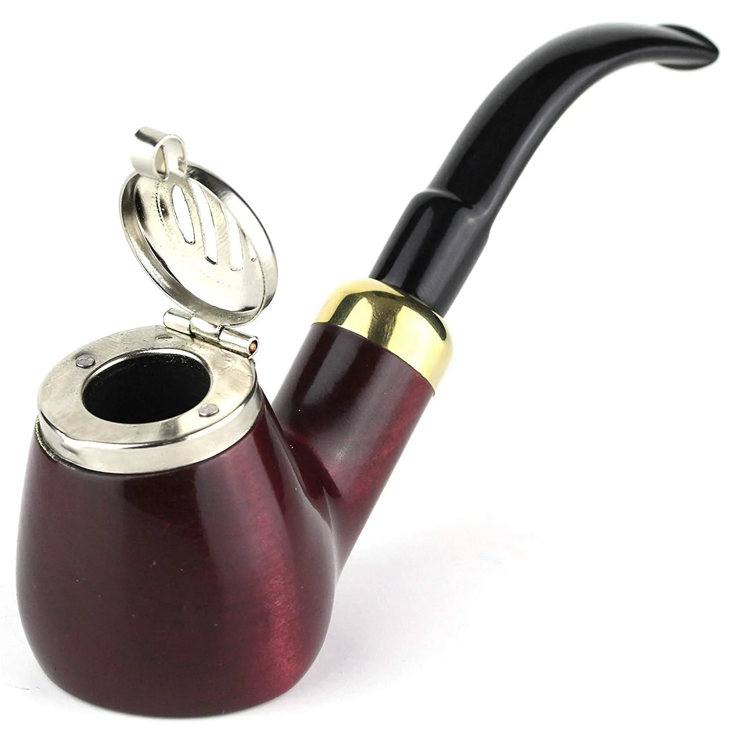 No. 21 Old Army Pear Wood Pipe (Dual Stems)