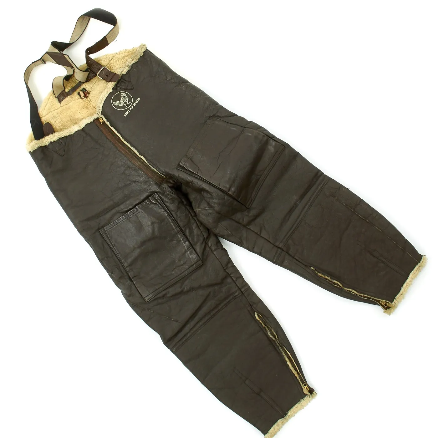 Original U.S. WWII Army Air Force Sheepskin Winter Flight Uniform