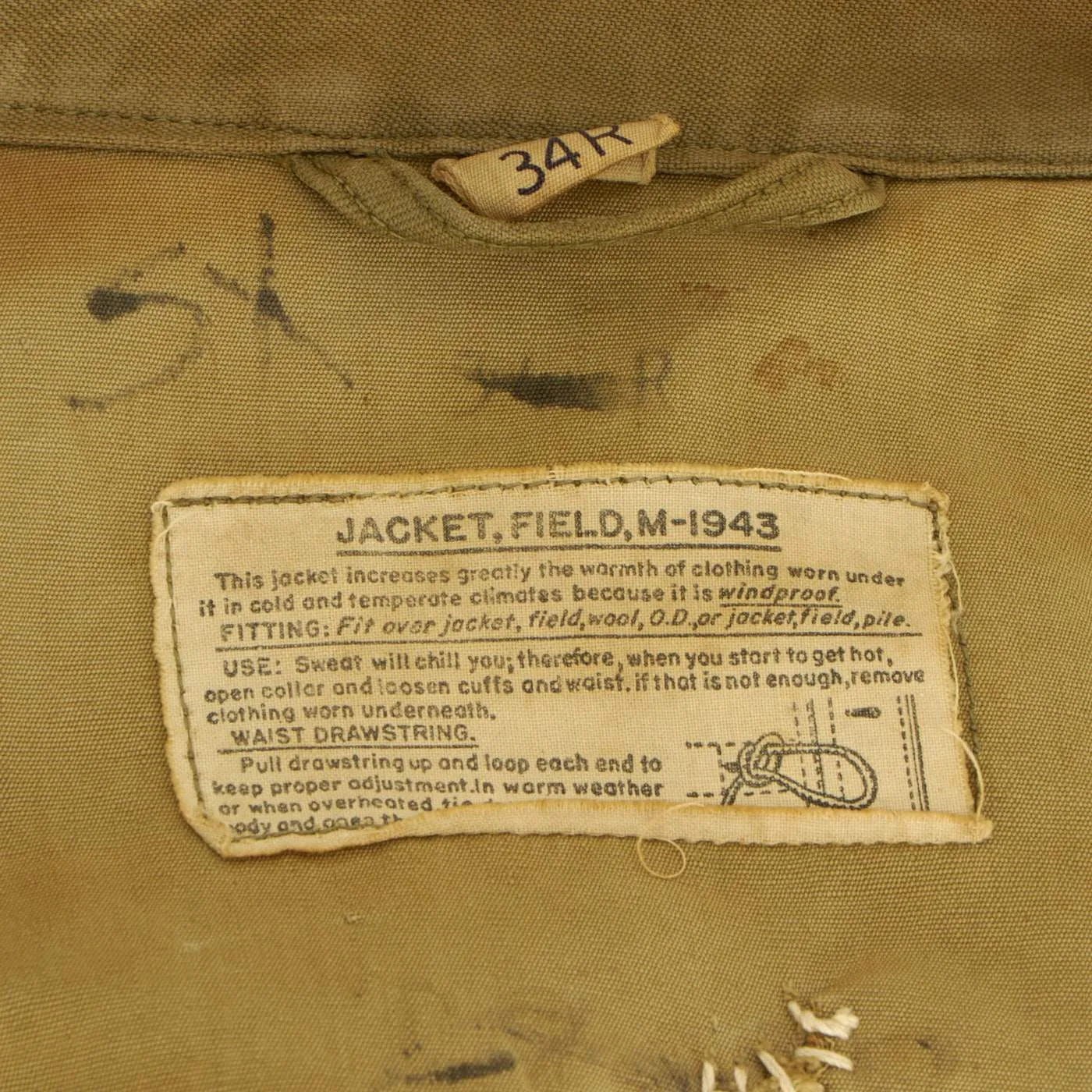 Original U.S. WWII Sniper Customized M-1943 Field Jacket