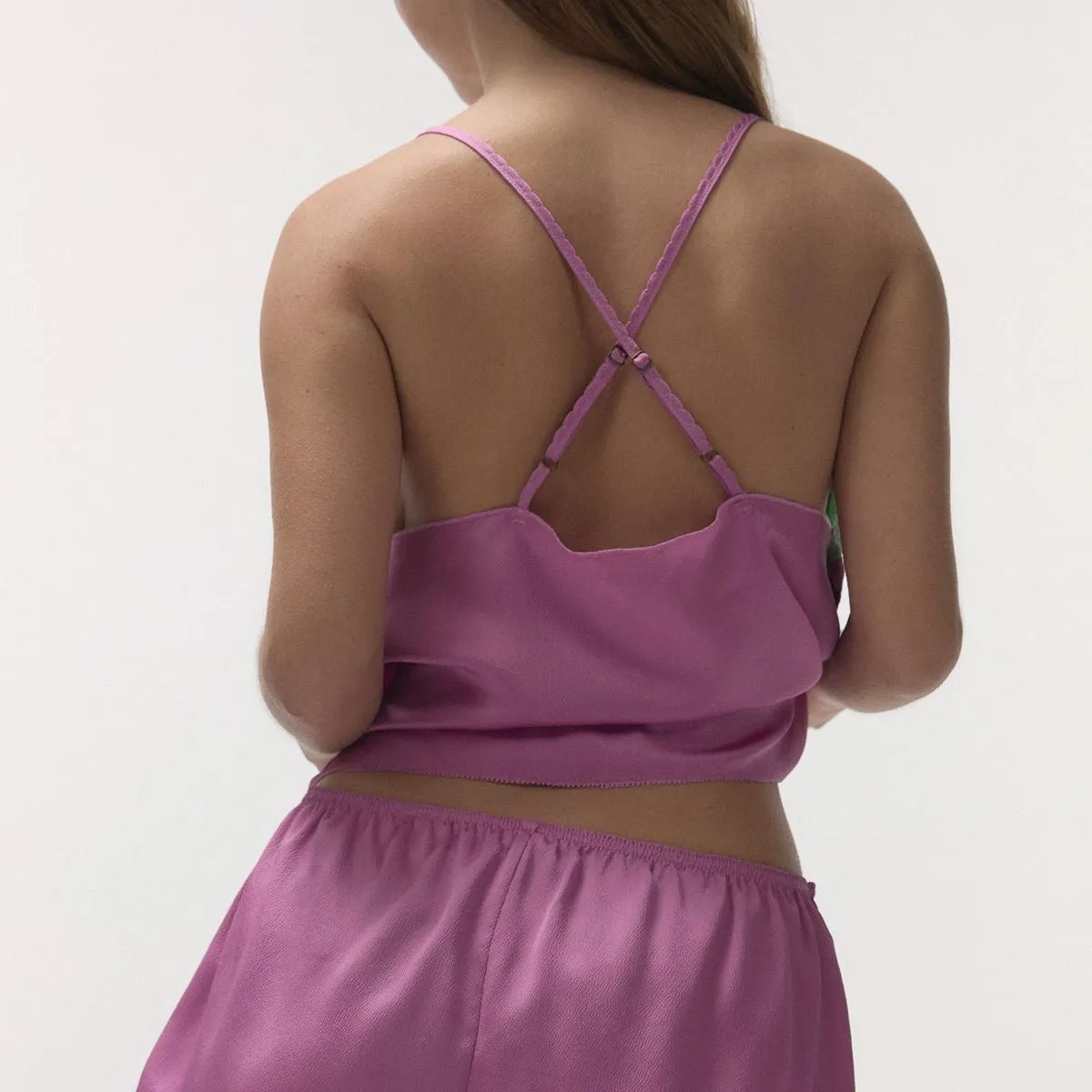 'Pandora' Lace Trim Camisole