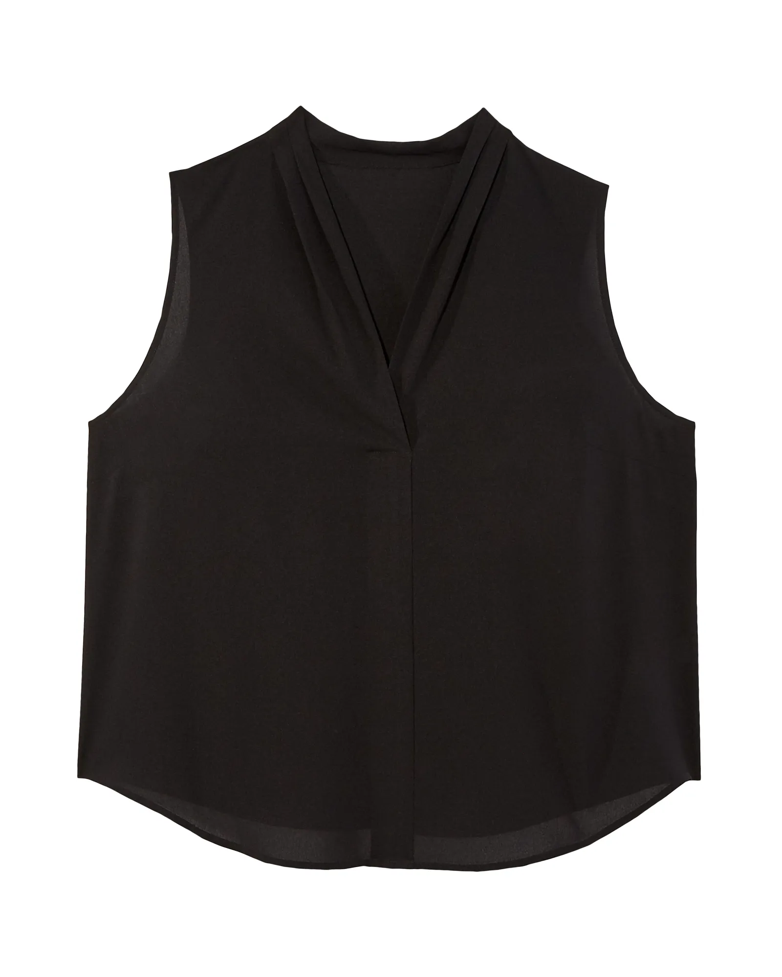 Peggy Classic V-Neck Tank | Black