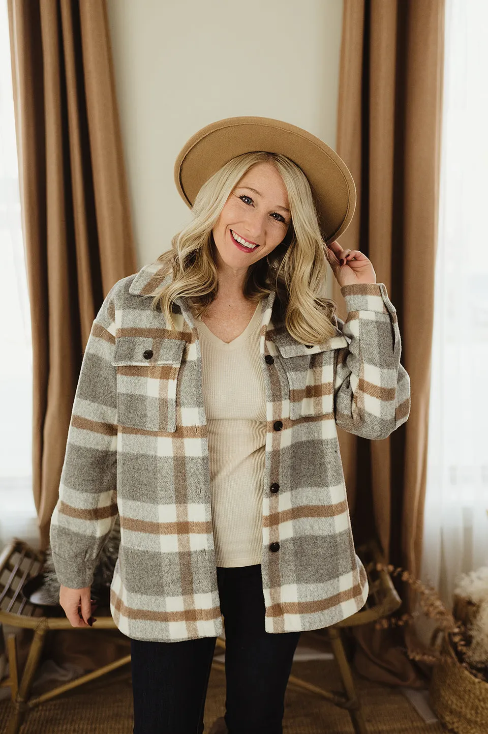 Plaid Coat