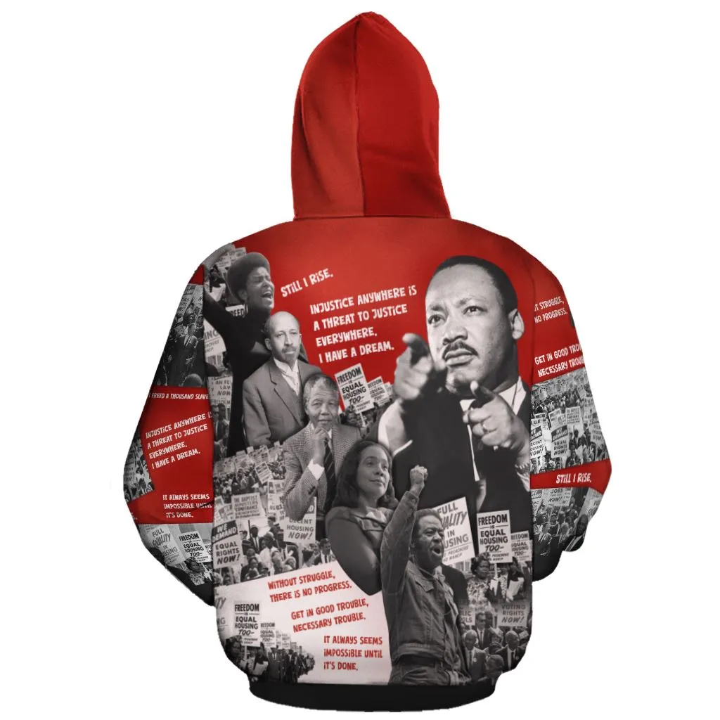 Portraits of Power All-over Hoodie and Joggers Set