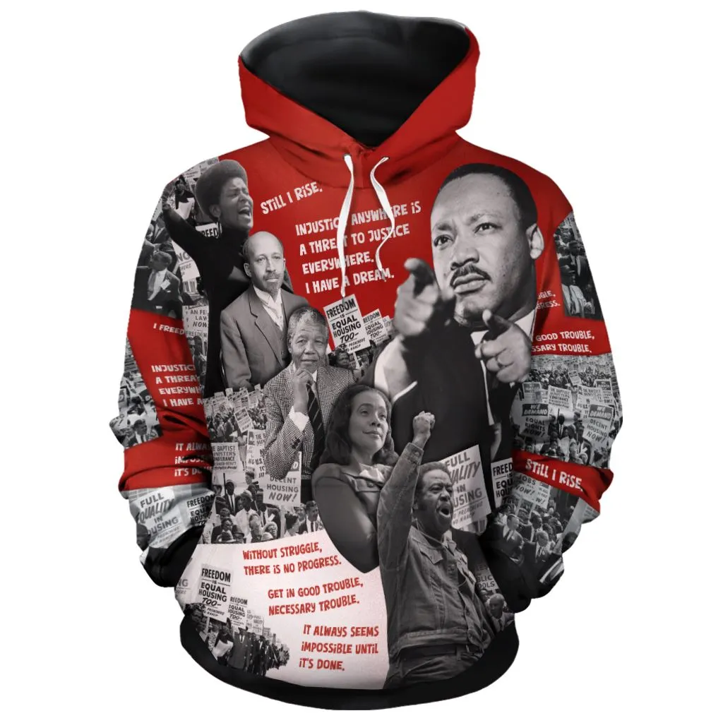 Portraits of Power All-over Hoodie and Joggers Set