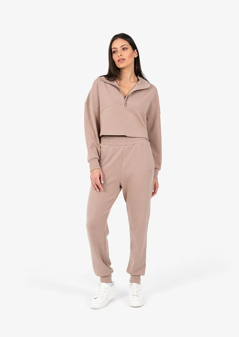 Premium Lounge Set Jogger Taupe
