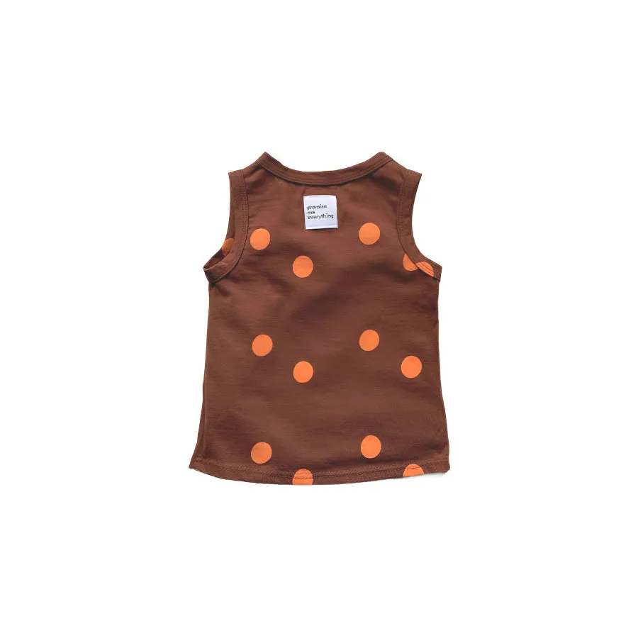PROMISE ME EVERYTHING - Camisole Print Polka Sun