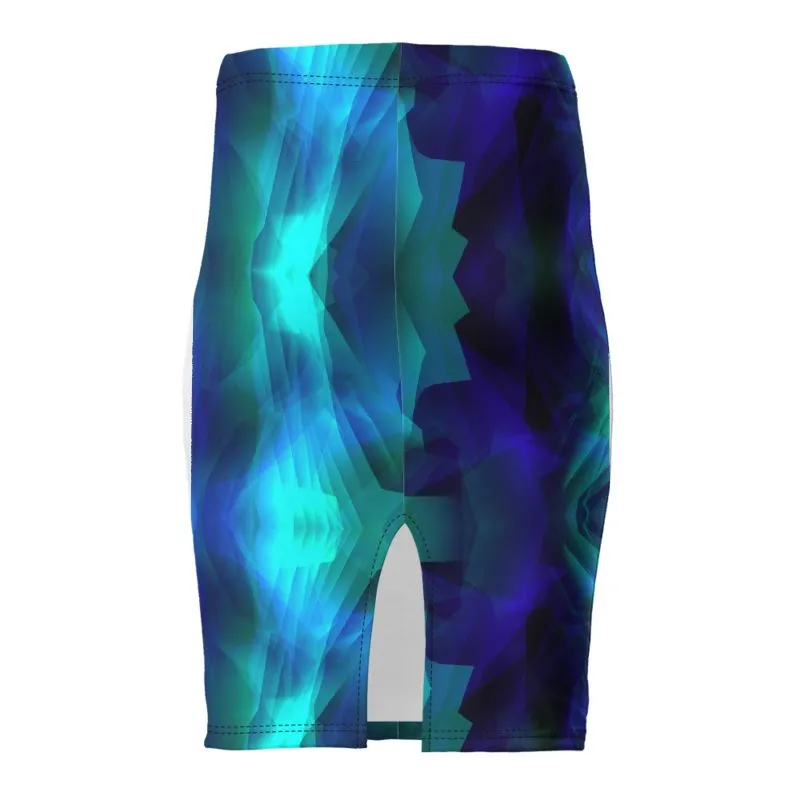 "Boulder Opal" Custom Pencil Skirt