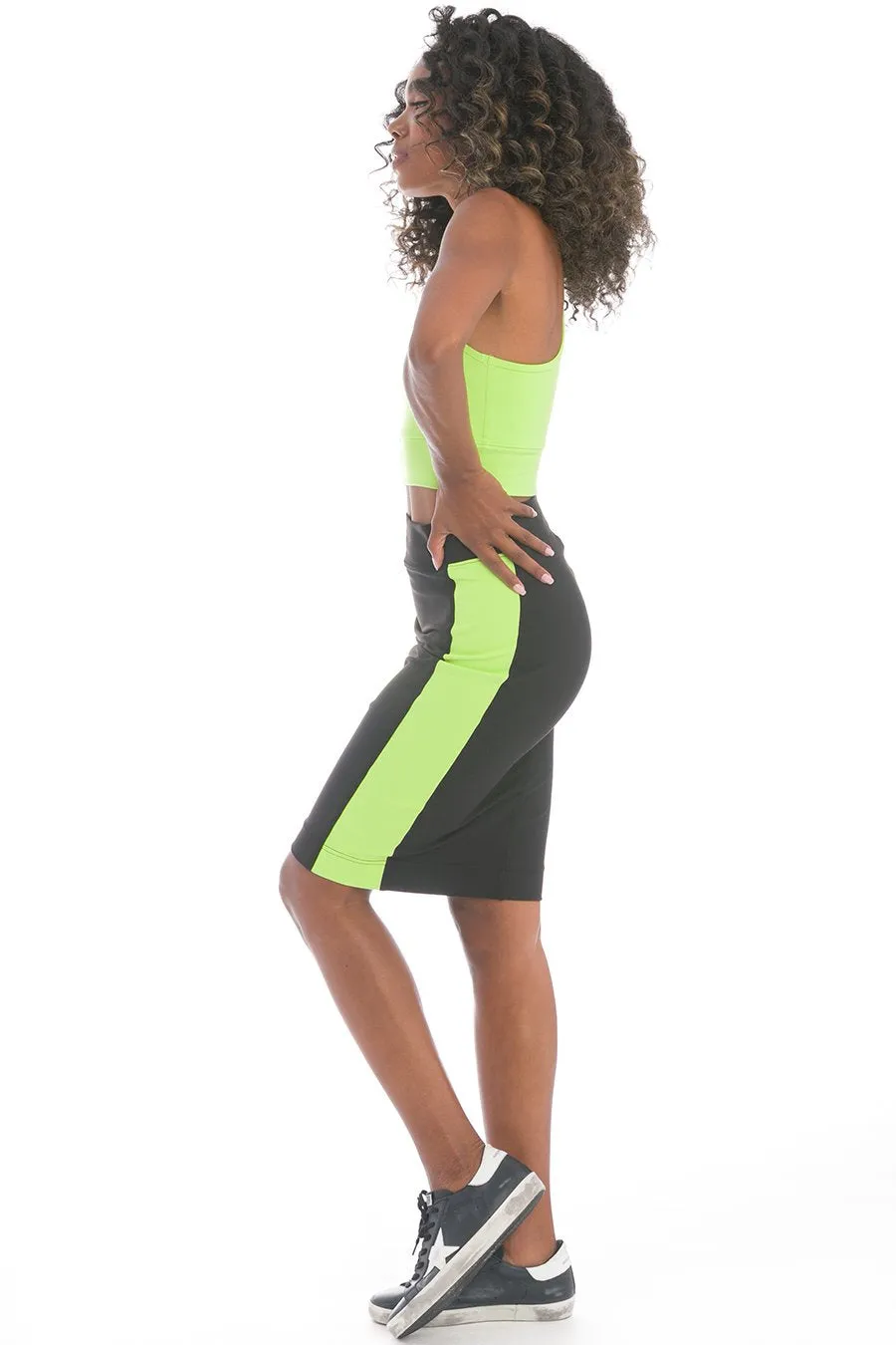 Racing Stripe Pencil Skirt