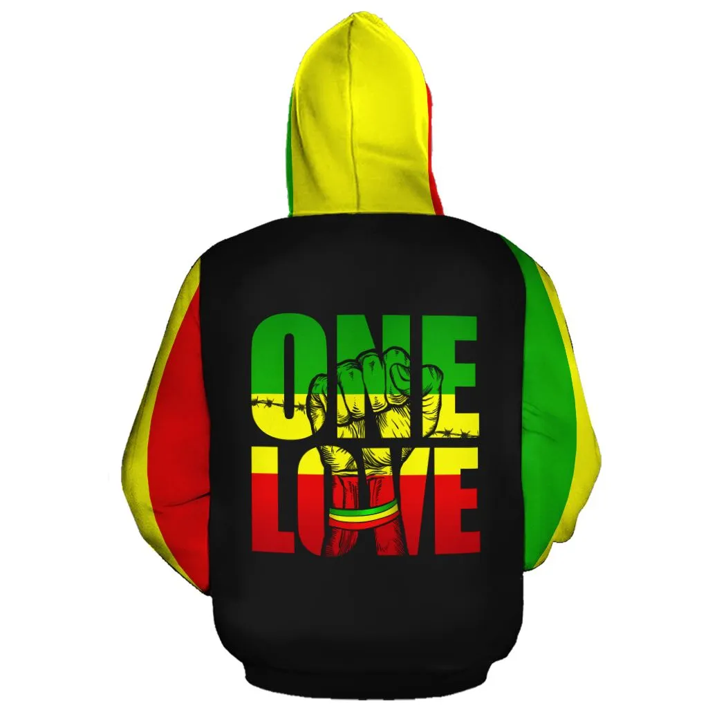 Reggae One Love All-over Hoodie and Joggers