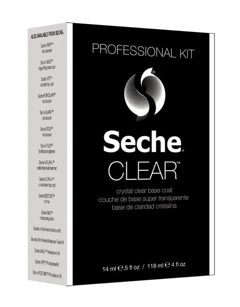 Seche Clear Base Coat - Professional Kit 4oz   .5oz