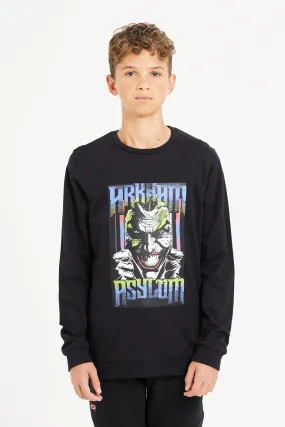 Senior Boys Black Joker Sweatshirt