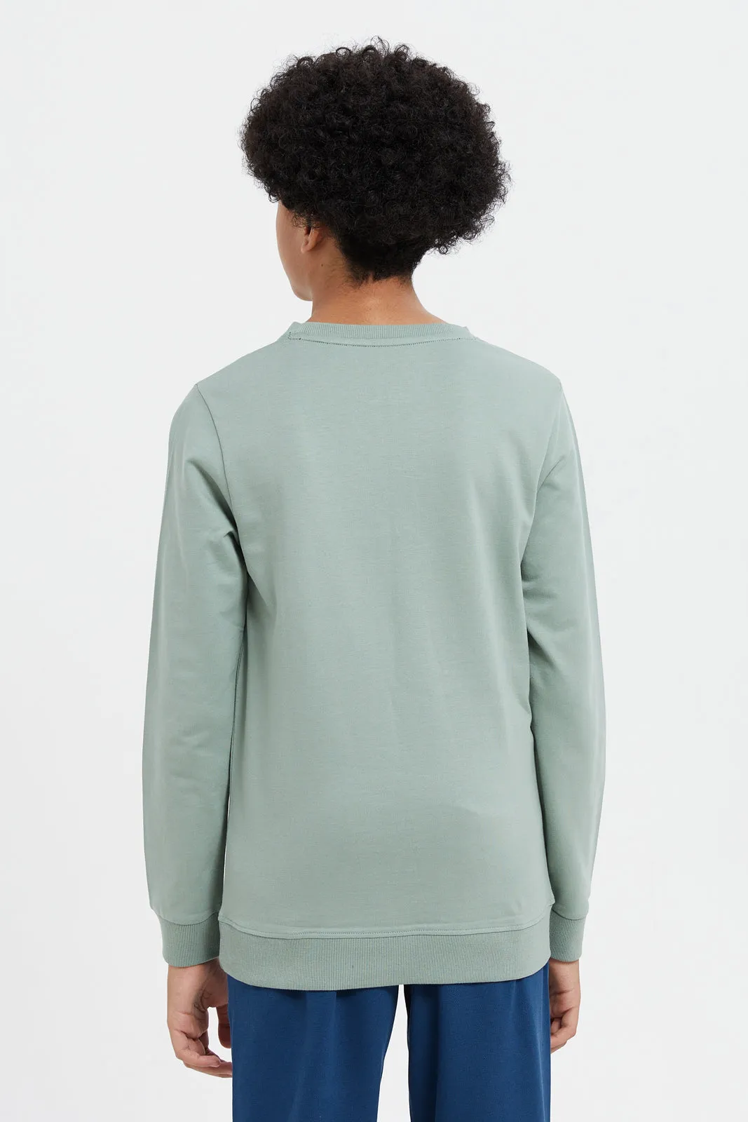 Senior Boys Mint Sweatshirt