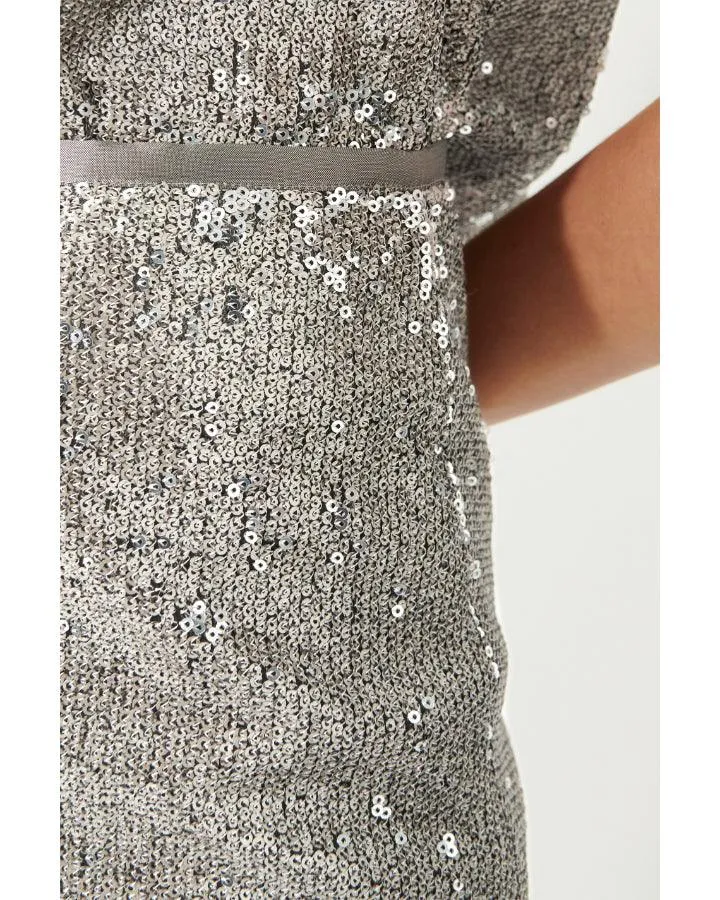 Sequin Pencil Skirt