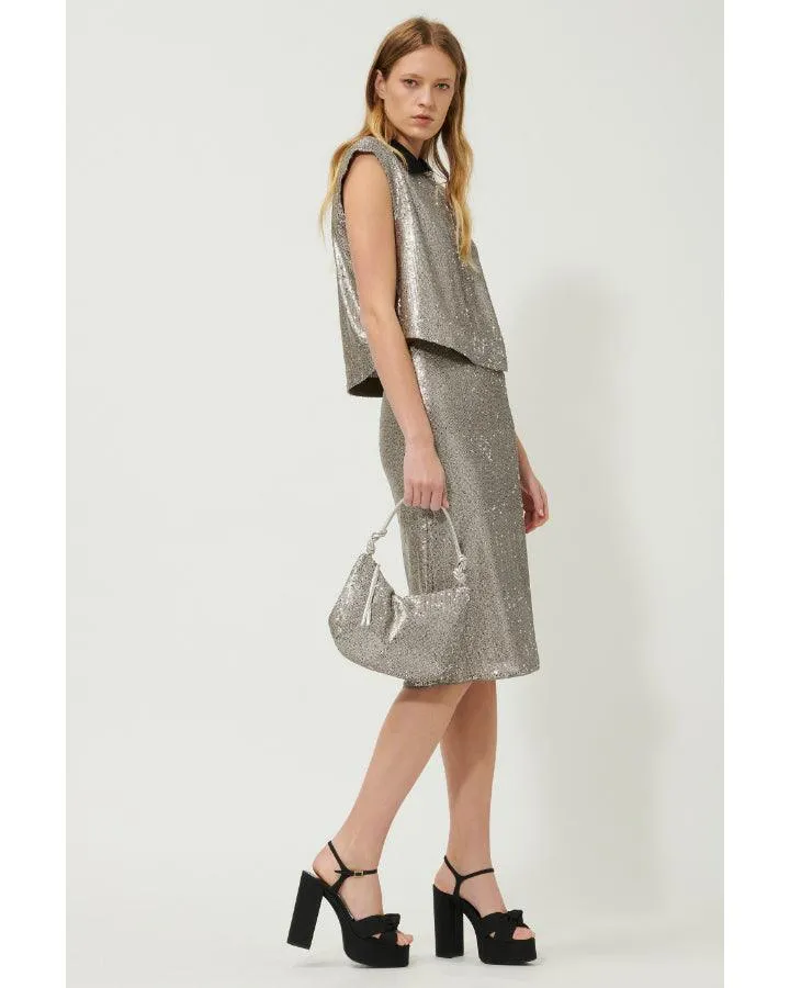 Sequin Pencil Skirt