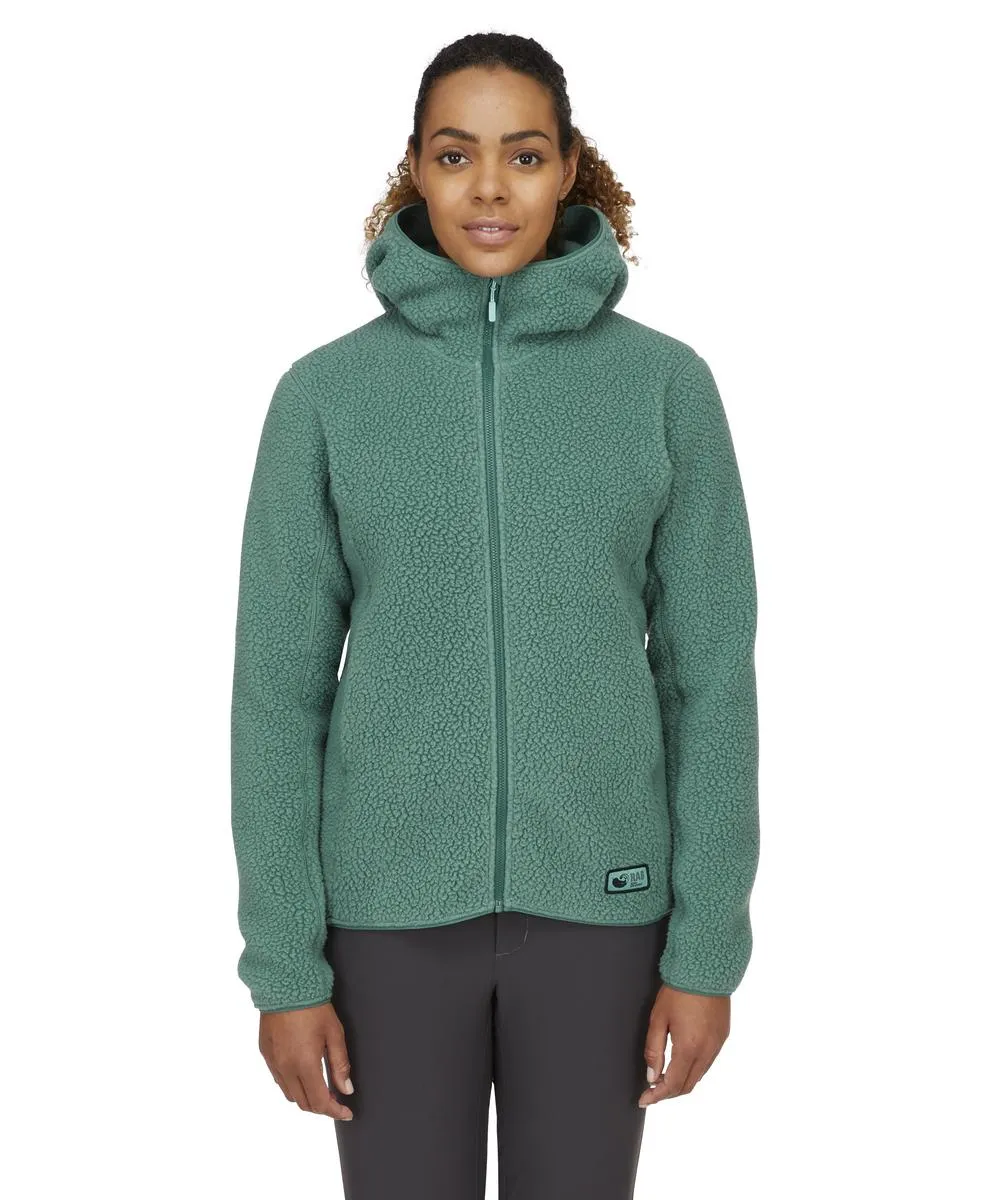 Shearling Hoody - Eucalyptus