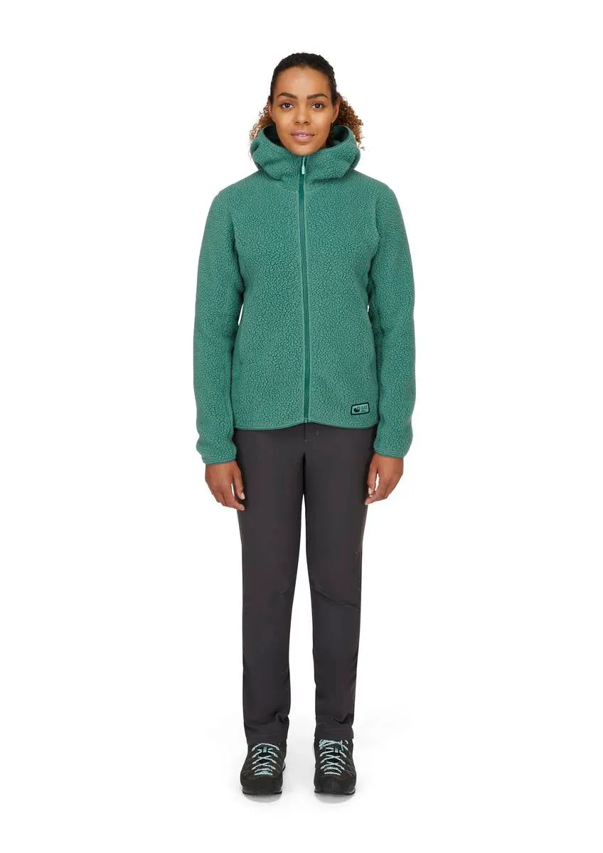 Shearling Hoody - Eucalyptus