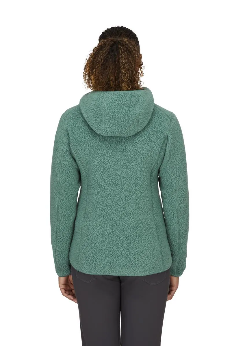 Shearling Hoody - Eucalyptus