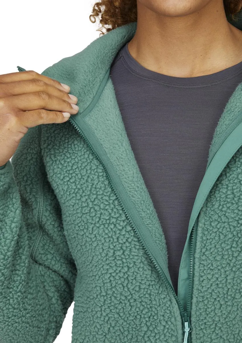 Shearling Hoody - Eucalyptus