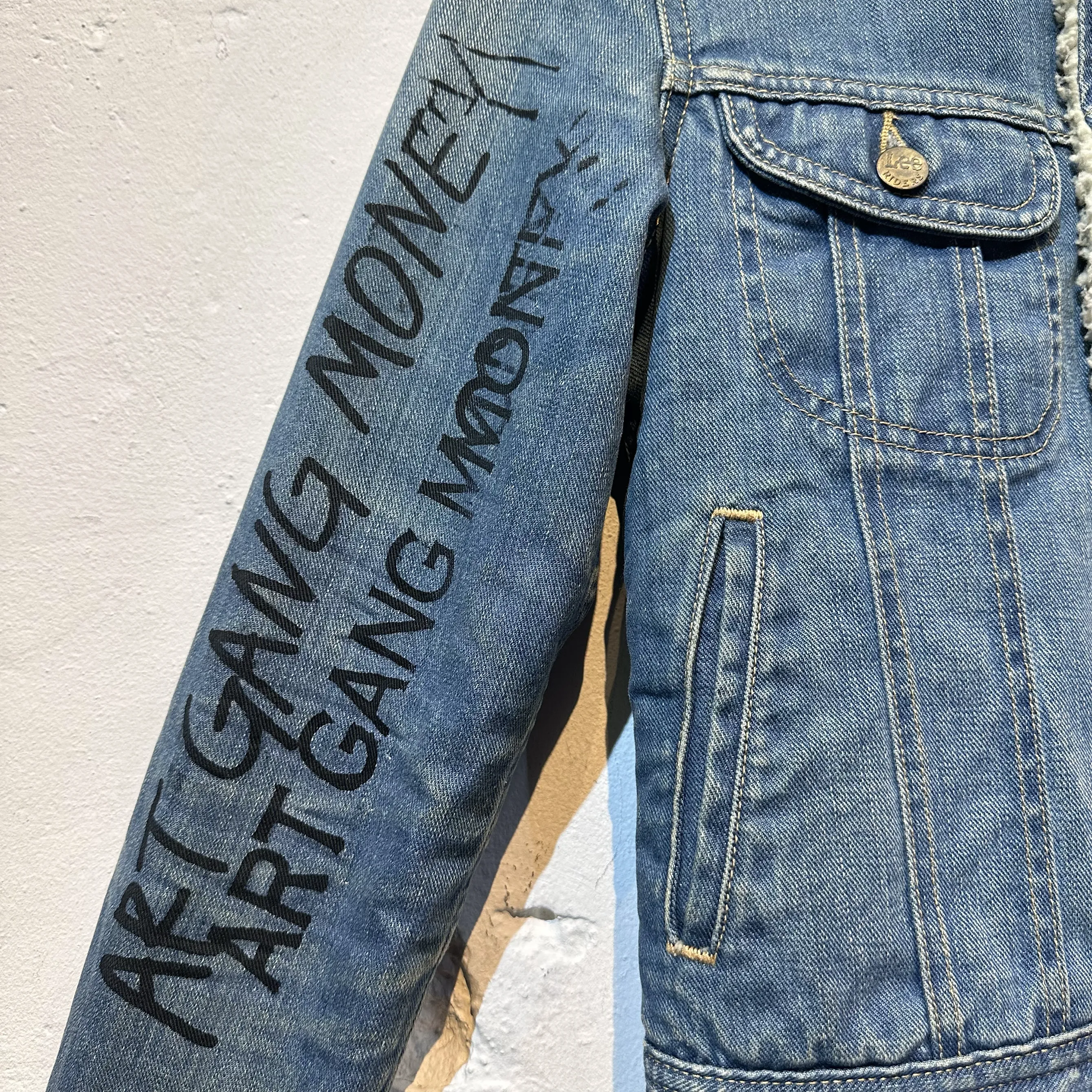 SKO SHEARLING DENIM JACKET