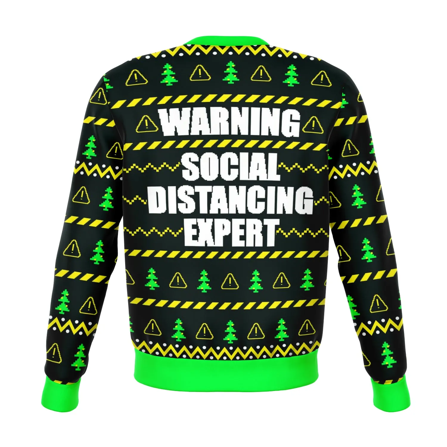 Social Distancing Expert Funny Ugly Christmas Sweater