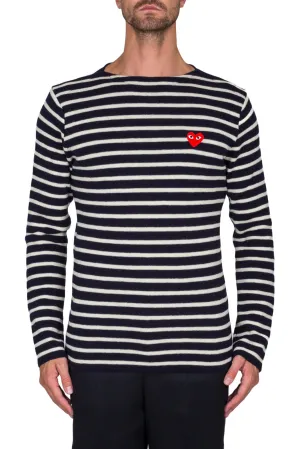 Striped Pullover Red Heart