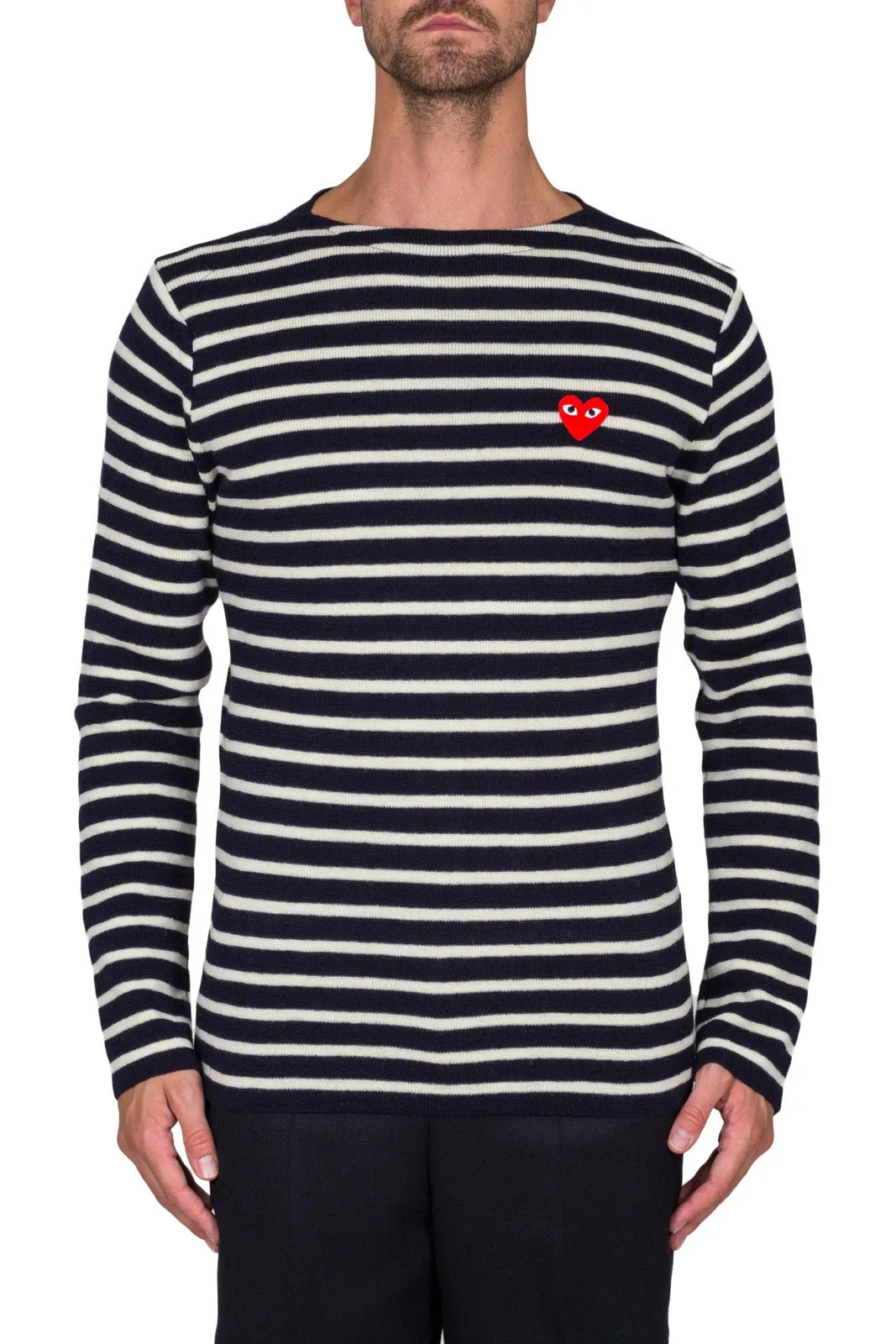 Striped Pullover Red Heart