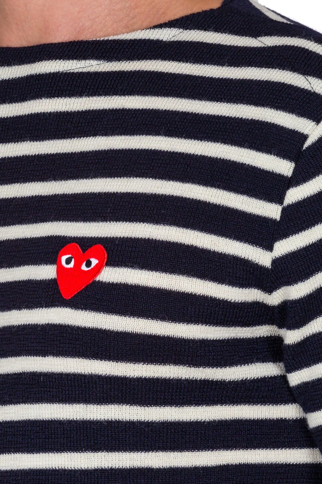 Striped Pullover Red Heart