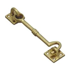 Superior Brass Cabin Hook & Eye PB 100mm