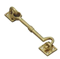 Superior Brass Cabin Hook & Eye PB 100mm